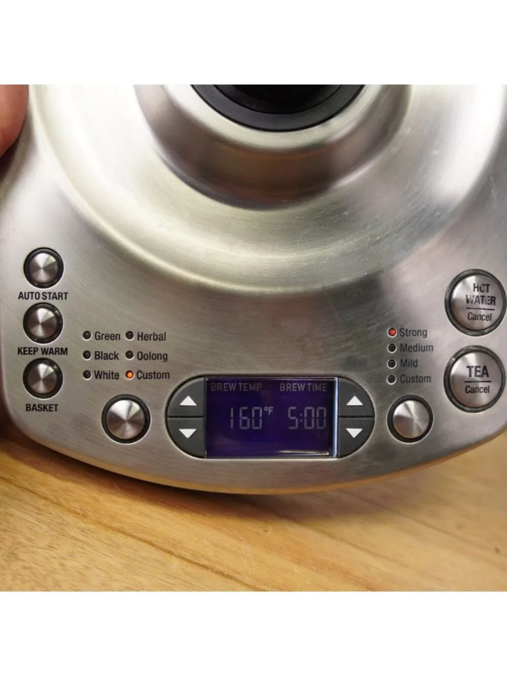 Breville One-Touch Tea Maker Brushed Stainless Steel Model BTM800XL Tested $329